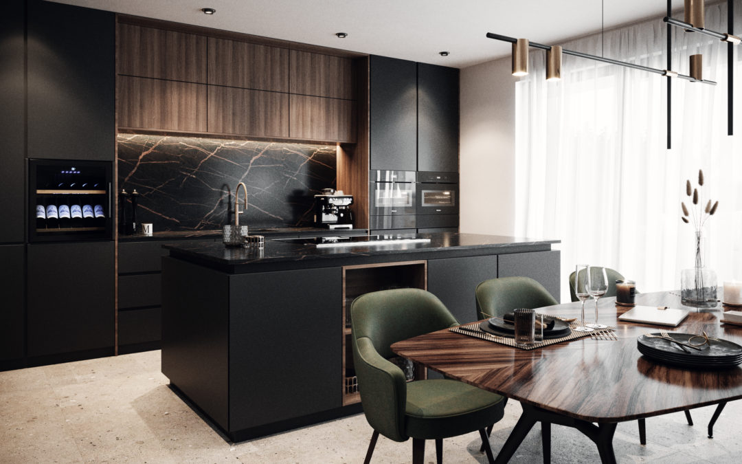 Les couleurs foncé en architecture intérieur