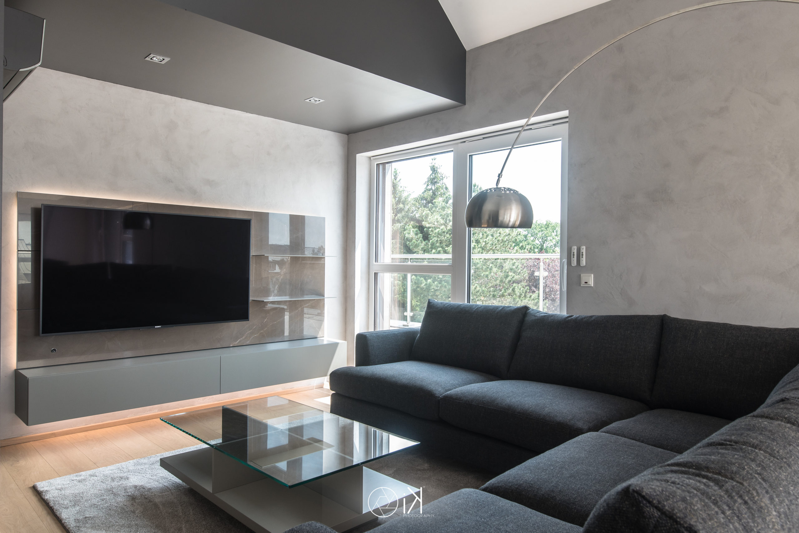 aménagement d'un espace salon tv.